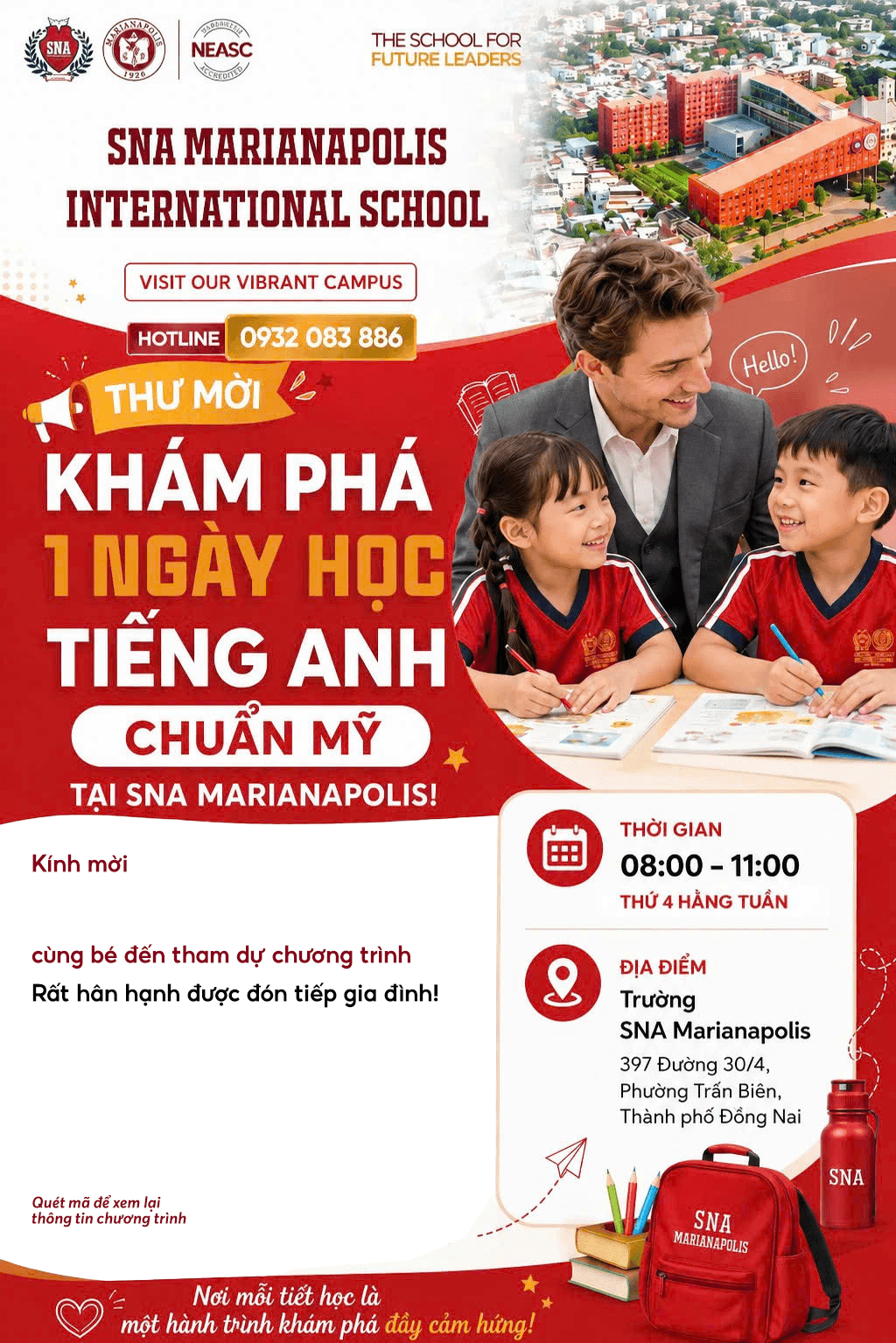 Mẫu thư mời SNA Marianapolis